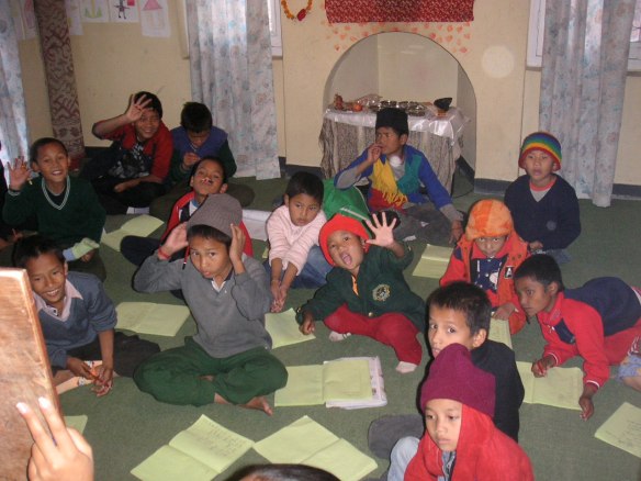 The kids at school...