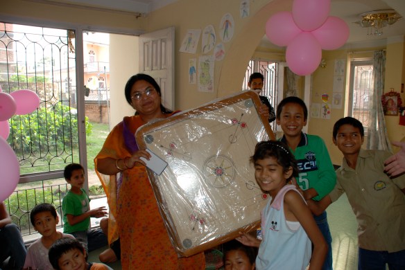 The new Caromboard for the kids!