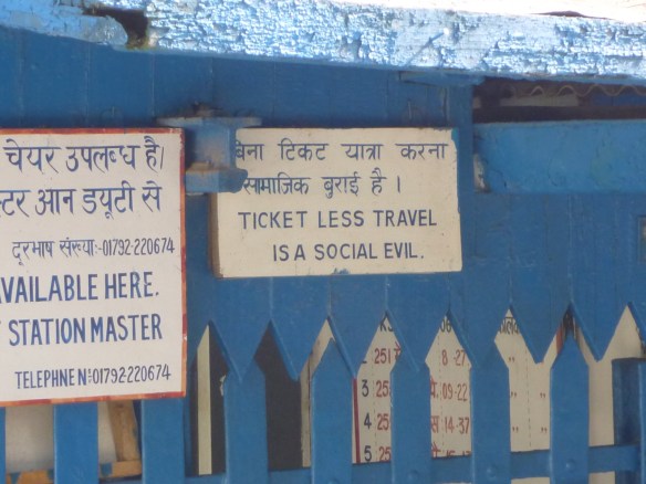 Love this sign! Ticketless travel IS a social evil.