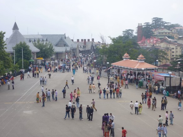 Shimla, up on the ridge