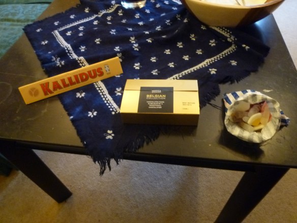 My spoils and goodies from the awards dinner 